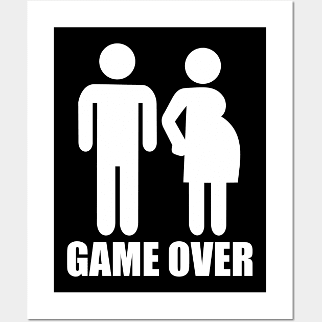 Game over pregnant Wall Art by Designzz